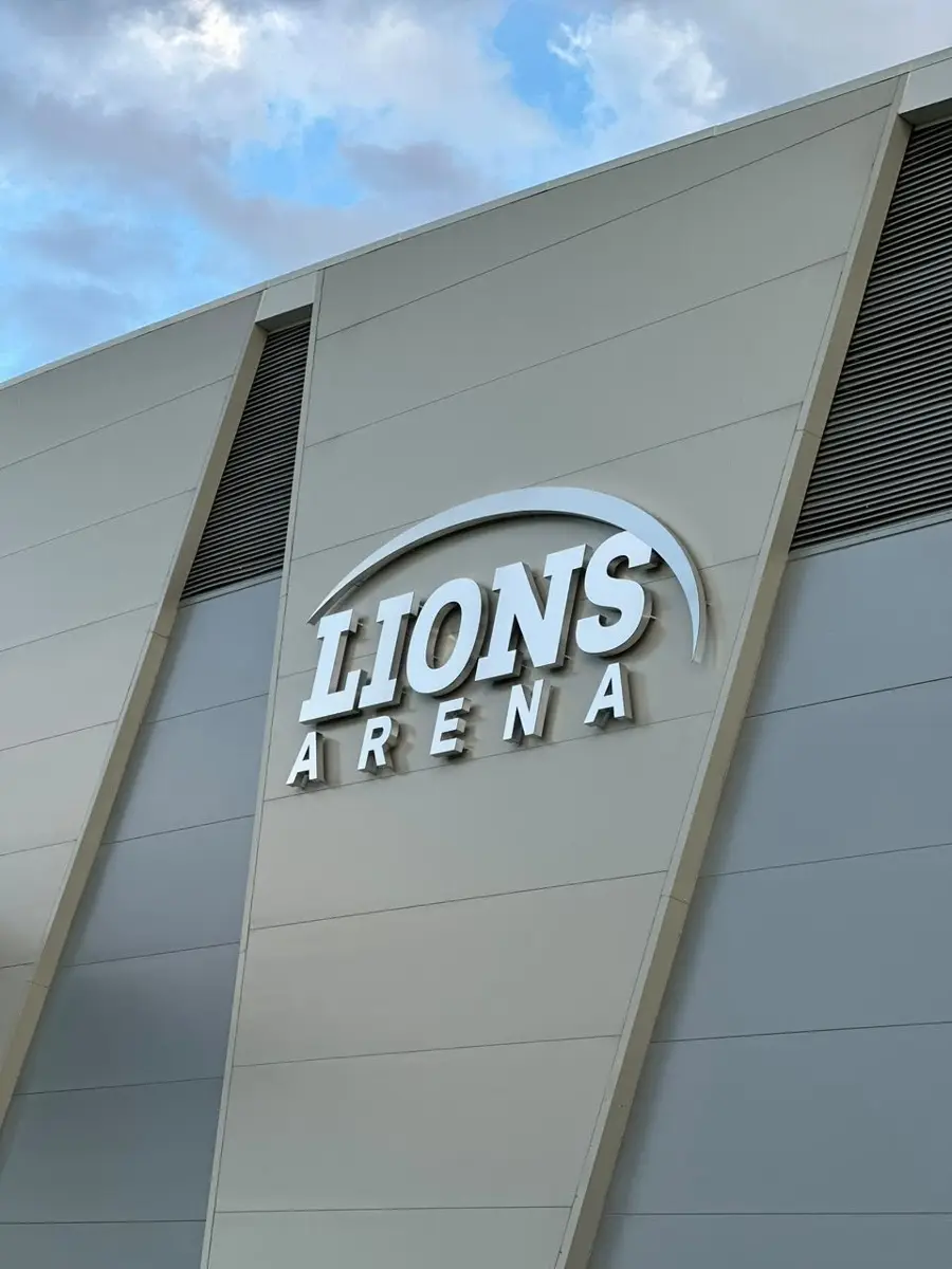 Letras 3D para Lions Arena